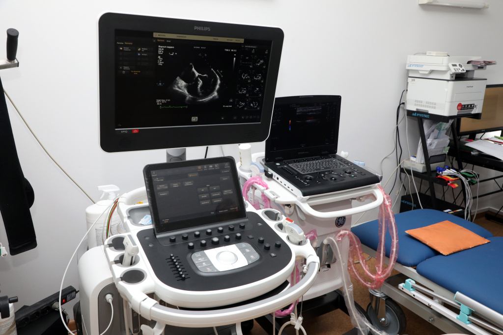 Первые сто пациентов прошли обследование сердечно-сосудистой системы и брюшной полости с применением новой ультразвуковой системы установленной в Клинике №1 ВолгГМУ Минздрава России