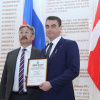 Лауреат премии Волгоградской области в сфере науки и техники - заведующий кафедрой хирургических болезней педиатрического и стоматологического факультетов, д.м.н., профессор Игорь Викторович Михин. 08.02.2019