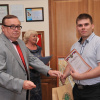 На приеме у ректора спортсмены - выпускники 2013 года