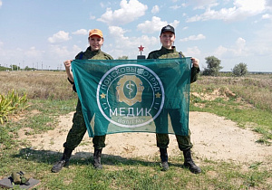 Студенты ВолгГМУ приняли участие в XII Межрегиональной студенческой Вахте Памяти